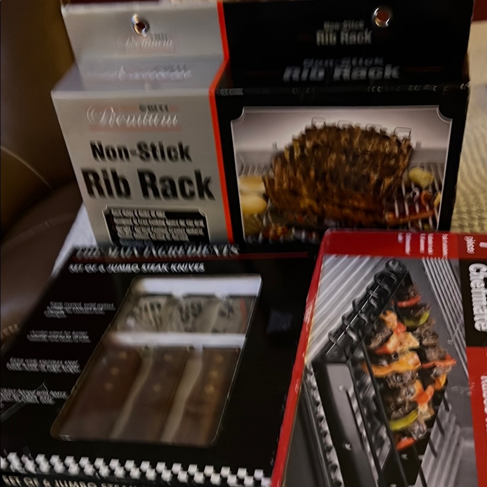 Non-Stick Rib Rack - Black by